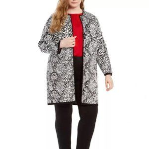 Calvin Klein Women’s Long Animal Print Cardigan